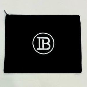 BALMAN CLUTCH DESIGNER POUCH ZIPPERED CUSTOM DESIGNER